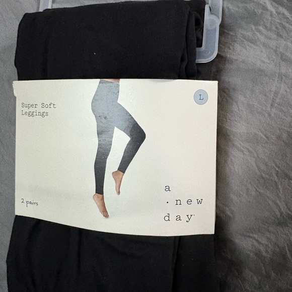 A New Day Black Super Soft Leggings - Picture 3 of 6